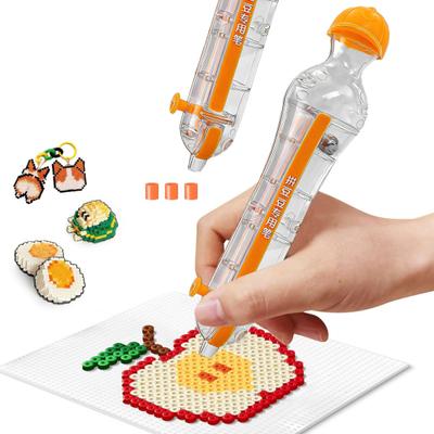 2,66mm Perlenstift Melty Bead Spenderstift Werkzeug, Einfach zu bedienen & Effizient, DIY Deko Schmelzperlen Bastelzubehör für Kinder & Eltern Basteln, Junge &