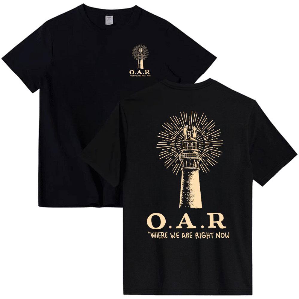 

O.A.R WHERE WE ARE RIGHT NOW TEE Cotton Fashion Short Sleeve T-shirt Unisex Streetwear Casual O-neck Men Women T Shirt Tops -... S разноцветный