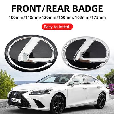 Car Logo Front Grill Emblem Badge Hood Trunk Rear Logo Badge Emblem For F SPORT ES UX 300e GX LBX NX RX 350h 450h GS CT