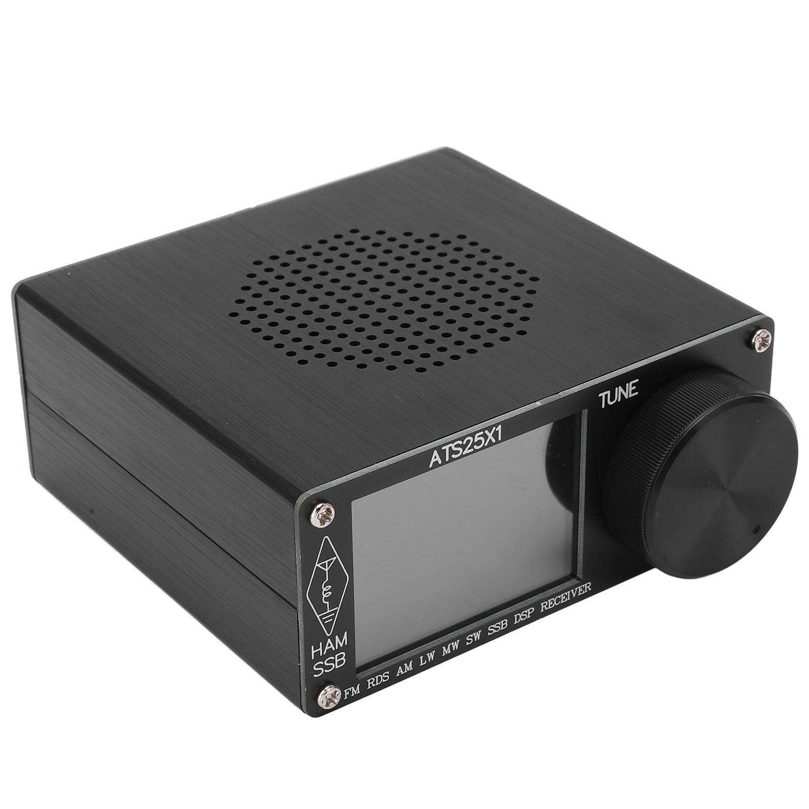 

Полнодиапазонный радиоприемник с корпусом из алюминиевого сплава, портативный радиоприемник с 2,4-дюймовым цветным дисплеем