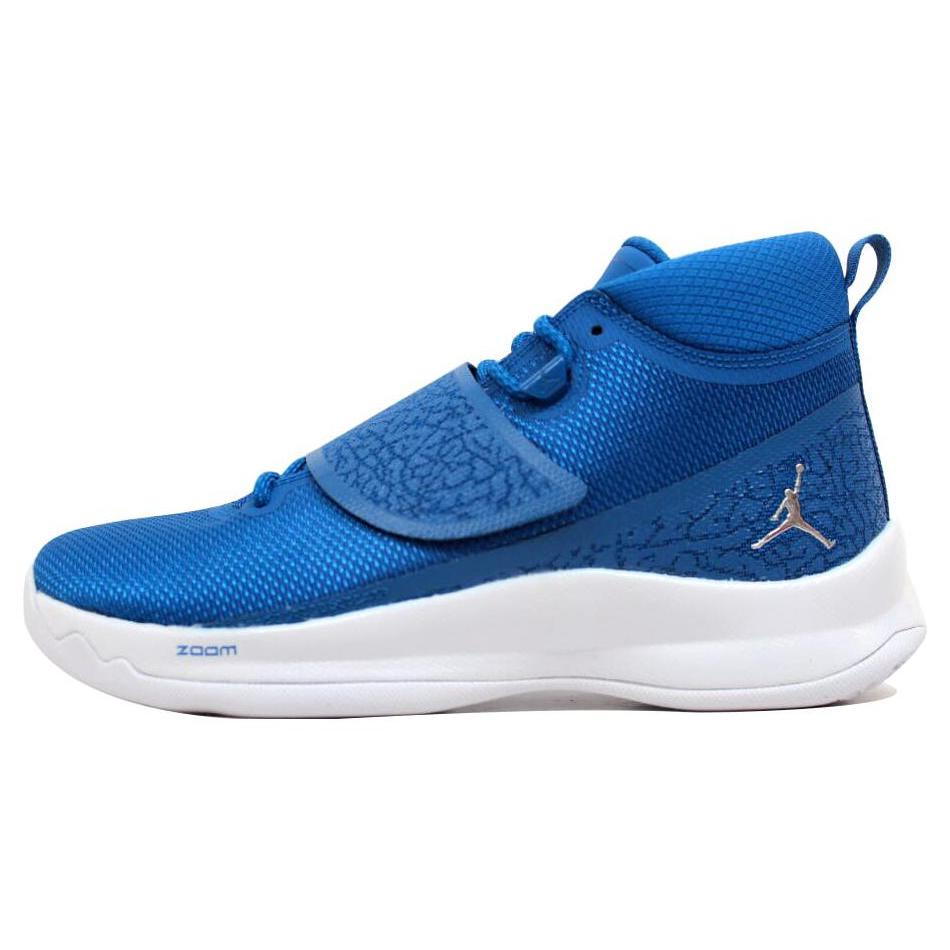 

New Air Jordan Super.Fly 5 Po X Team Royal Metallic Silver White 914478-406 42.5