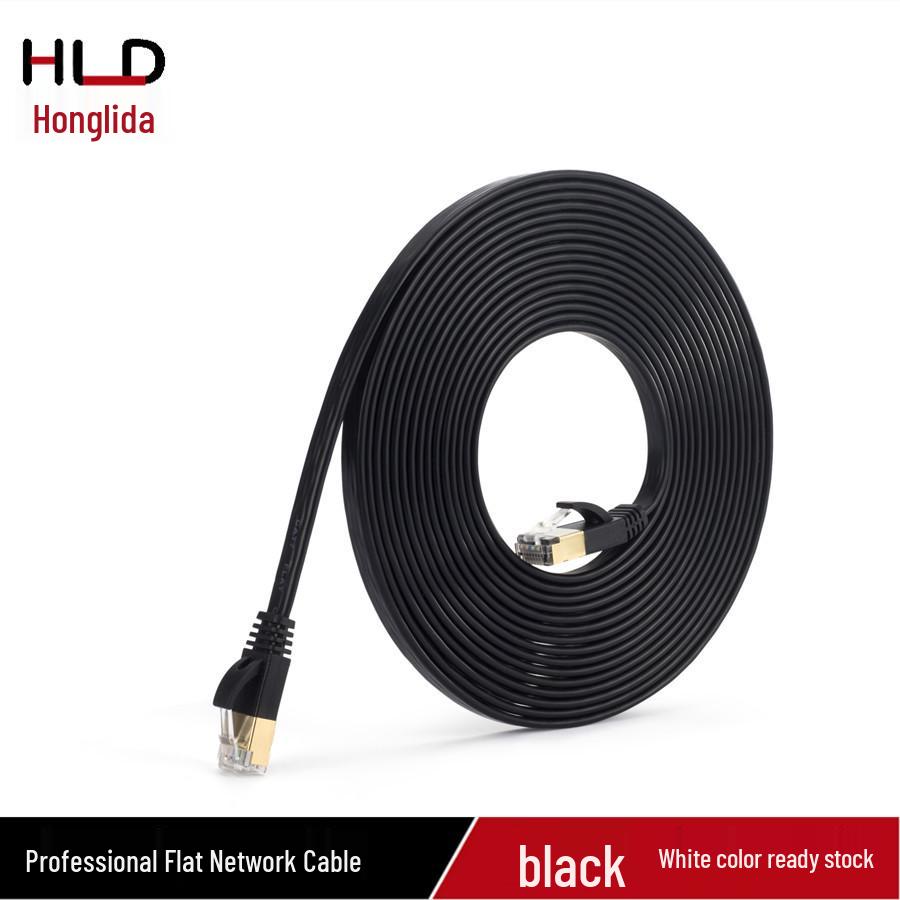 CAT7 0.5m Flat Network Cable - 10G High-Speed, Eco-Friendly for Cross-Border E-commerce