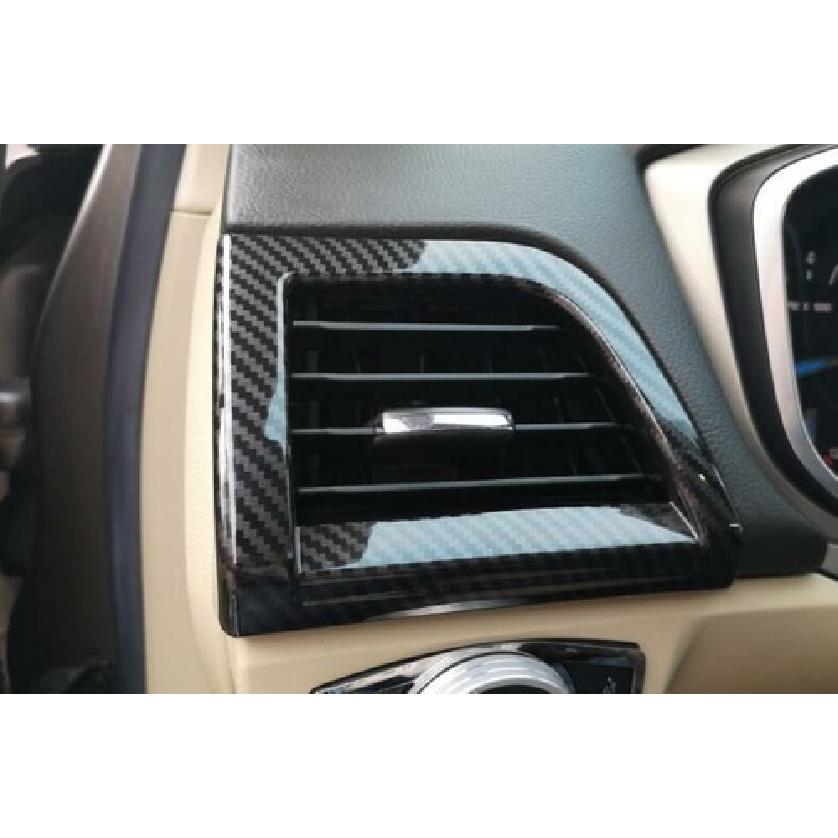 Console Left Air Outlet Vent Trim Carbon Fiber For Ford Mondeo Fusion 2013-20 A
