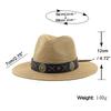 European, American Bohemian style straw hats, spring and summer men's and women's sun hats, sunshade vacation sunscreen straw hats