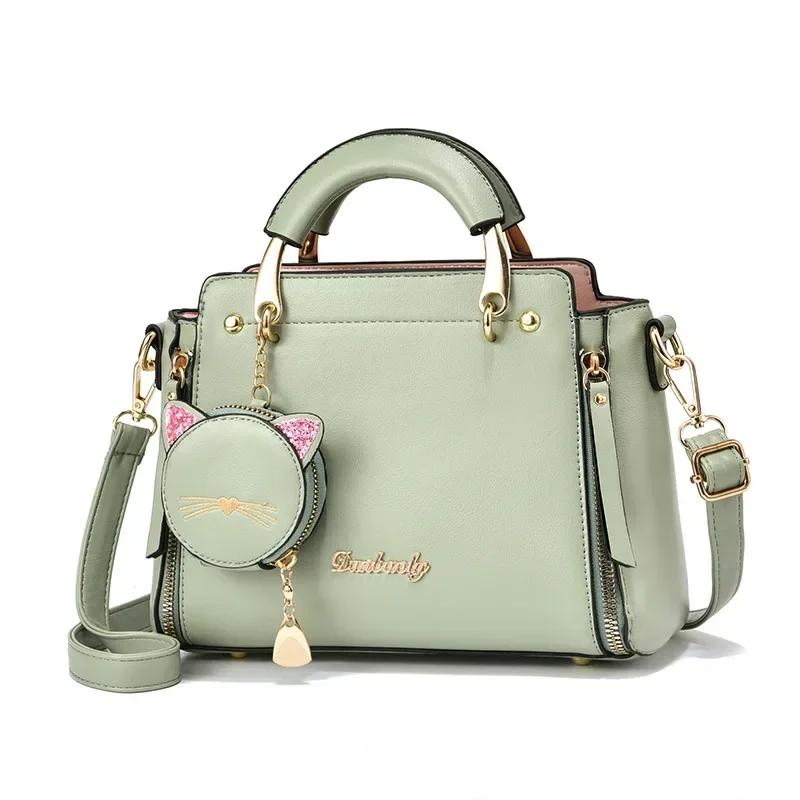 1 Pcs New Shoulder Bag Fashi Simple Women's Handbag Cute Versatile Women's Crossbody Bag Solid Color