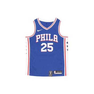 NBA Jersey Icon Edition Swingman Fan Edition Philadelphia 76ers Simmons Basketball Vest Blue Men's 864501-496