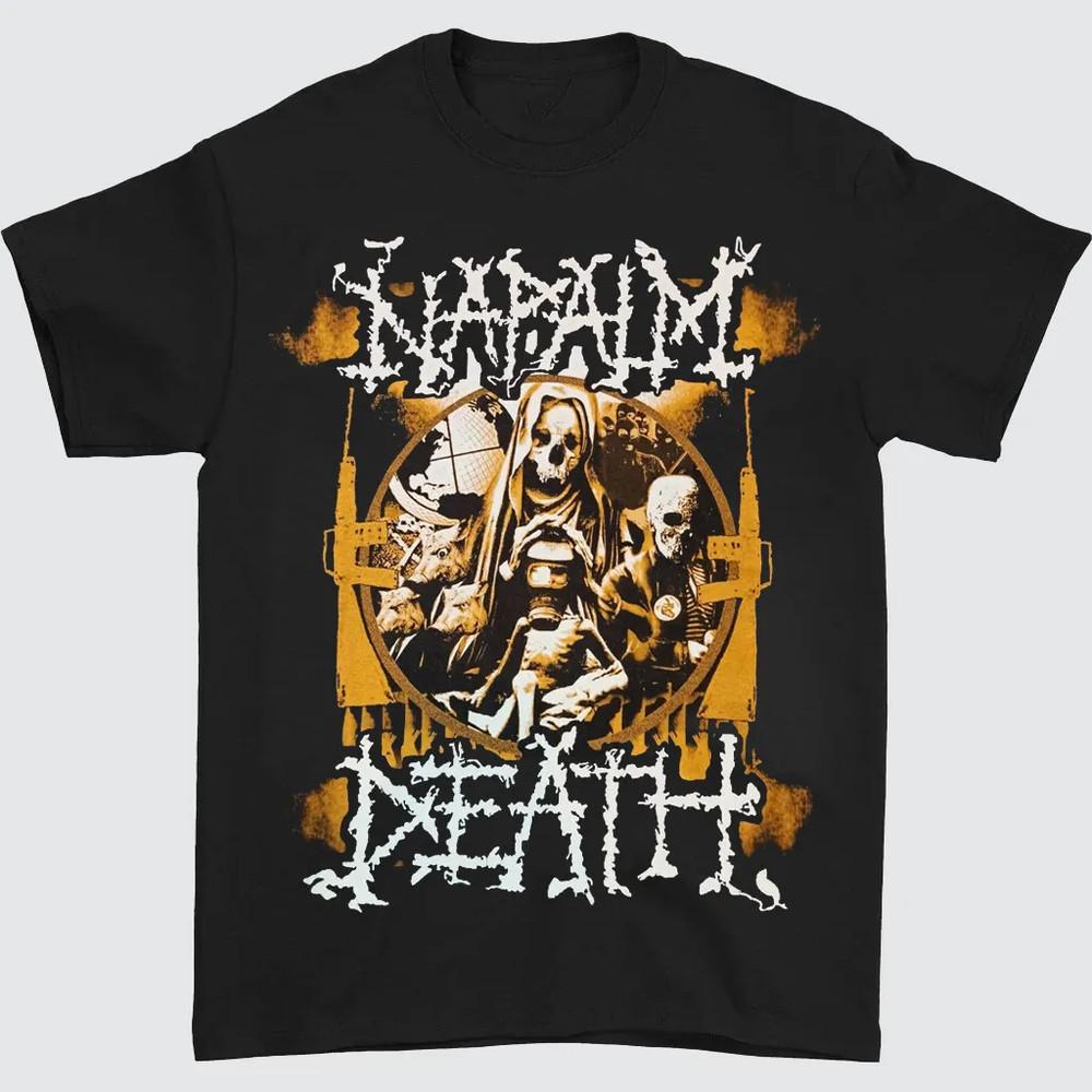 Napalm Death Band Music Tour Black TShirt Cotton All Size Unisex T-Shirt