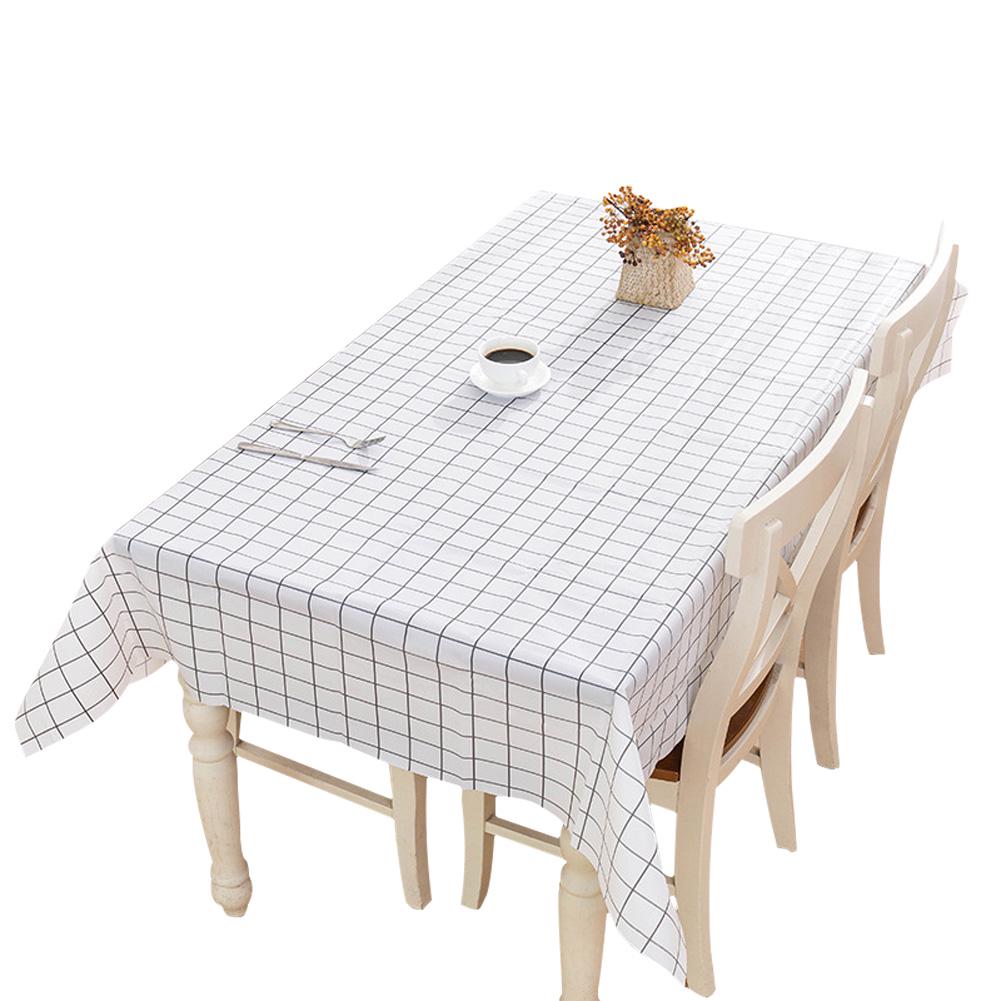 Home Small Fresh Square Waterproof Tablecloth Easy To Clean Living Room Table Oilproof Anti-Scald PVC Tablecloths