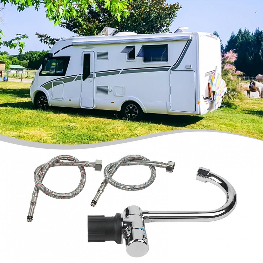 Convenient Hot Cold Water Tap for Caravan with For 360 Degree Functionality