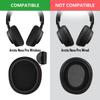 Geekria Comfort Ear Pads, Compatible with SteelSeries Arctis Nova Pro Wireless and Nova Elite Headphones, Ear Pads/Ear Cups (Mesh Fabric/Black)