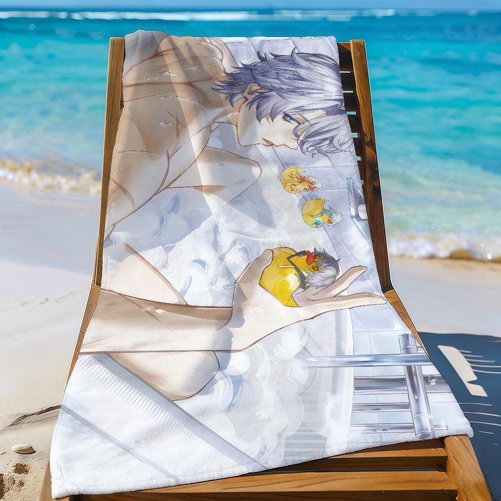 Game Honkai Star Rail Phainon Towel Sports Quick Dry Travel Camping Gear Sandproof Soft Light Large Beach Towel
