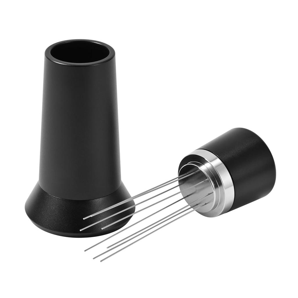 Stylusella Espresso Needle Dispenser, WDT Tool for Espresso, Stainless Steel 8-Needle Espresso Needle Distributor, Espresso Needle Stirrer with