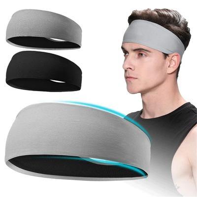Svettband för Män Kvinnor Elastiska Sport Hårband Huvudband Yoga Huvudband Huvudbonad Huvudduk Sport Håraccessoarer Säkerhetsband