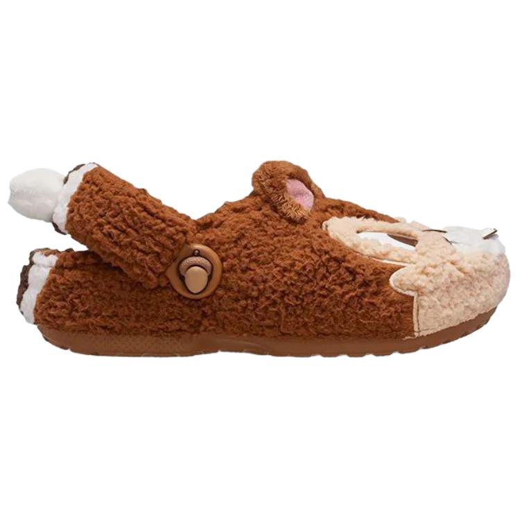 Disney X Crocs Classic Clog Chip N Dale Unisex Sandals Tan Brown White 212060-90H