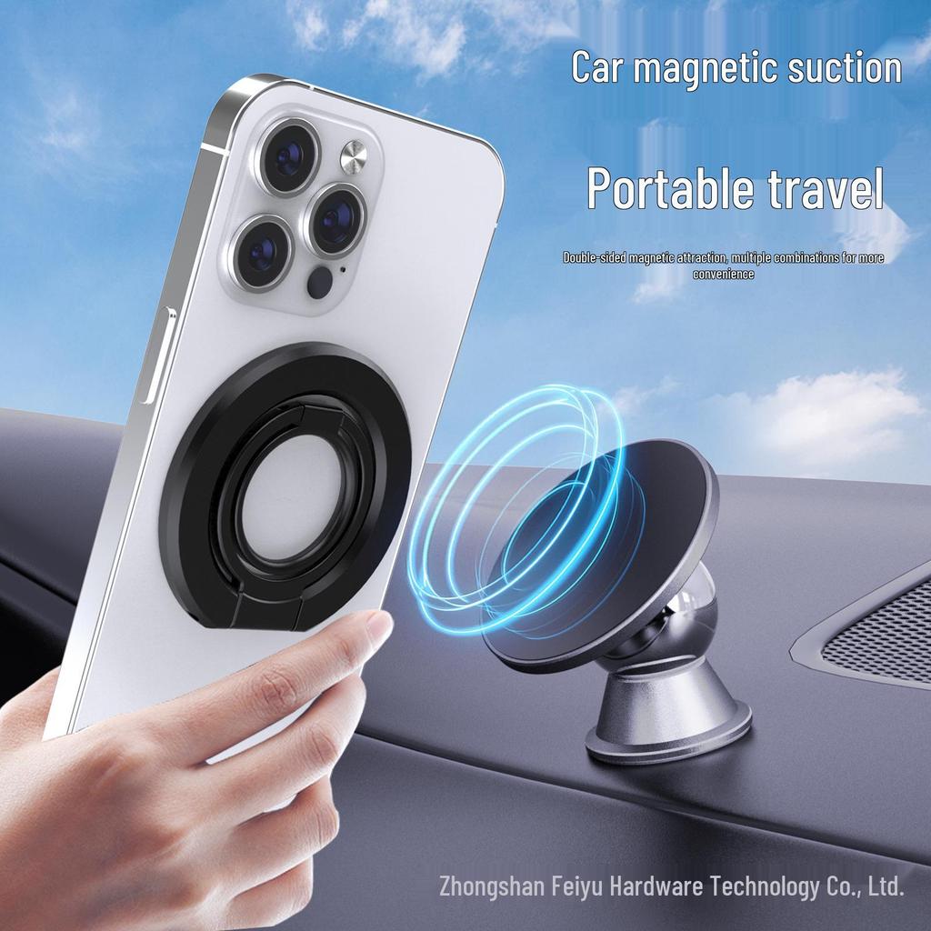 Dual-Sided MagSafe Magnetic Phone Stand with Ultra-Thin, Strong Magnet and 360° Rotation