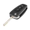 KEYYOU Neue 3 Tasten Für Ford Focus Fiesta 2013 Schlüsselanhänger Gehäuse mit HU101/FO21 Klinge Klappschlüssel Fernbedienung Schlüssel Schale Schlüsselanhänger Gehäuse
