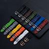 22mm Mit 18mm Schließe Weiches Natürliches Silikonkautschuk Uhrenarmband Schwarz Blau Grau Grün Rot Für Panerai Armband Wasserdichtes Armband