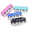 Music Notes Piano Keyboard Pencil Case Pen Bags Large Capacity Stationery Office