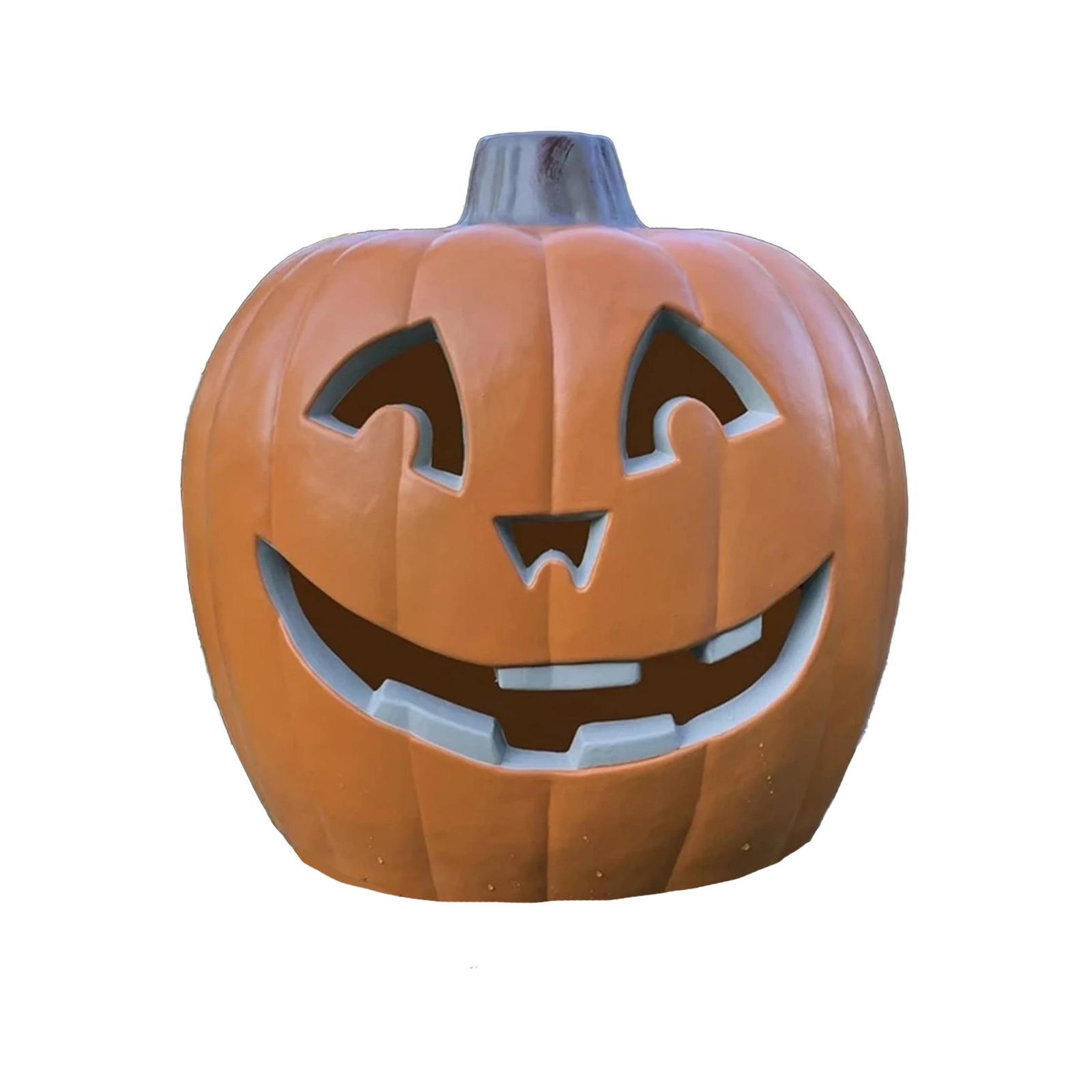 

Хэллоуинские тыквы-фонари, Хэллоуинские сцены, Украшения, Смешные, Светящиеся, Выдолбленные тыквы One Size