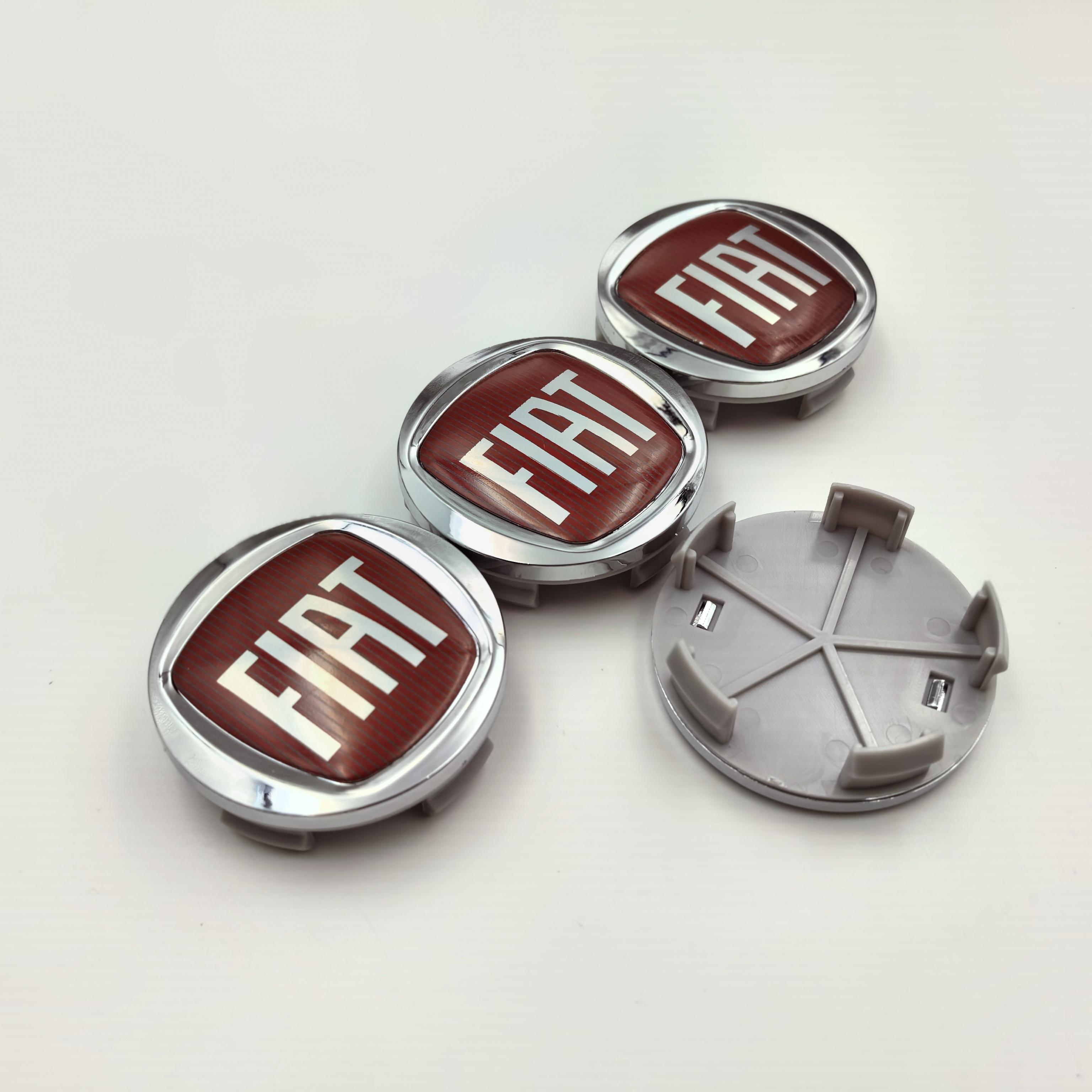 

4 шт. 60 мм Колпачки ступицы колеса автомобиля Эмблема для FIAT 500 Ducato Panda Grande Punto Tipo Abarth Pulse Strada 600 500L Аксессуары