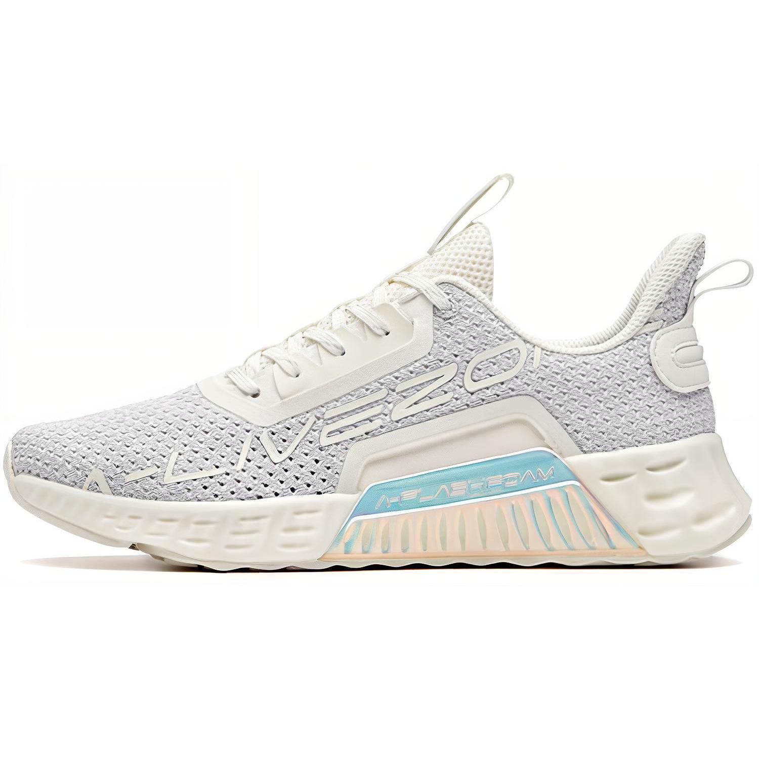 

New Anta Comprehensive Training Collection Cushioning Breathable Coverage Low Top Training Shoes Women s Silver White 12927788-2 36