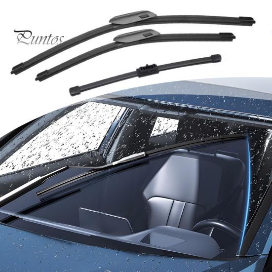 Car Window Cleaning 10/19/24 Inch Wiper Blades Set for Haval H6 2021-2022, 2Pcs Front Wipers Auto Parts & 1Pc Rear Wiper, Beamless Quiet Direct