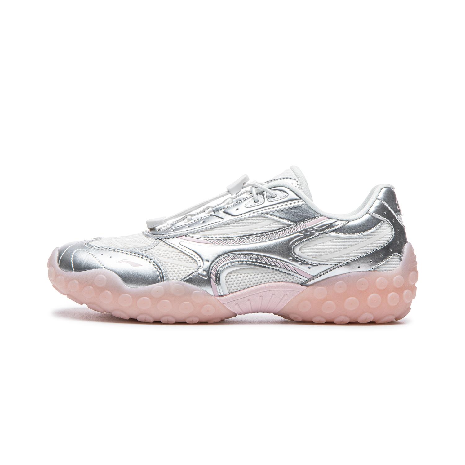 Li Ning Film Dancing Low top Chunky Sneakers Women s Silver White AGLW074-4 35