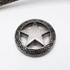 Kleine Größe Vintage Metall Concho Sterne Ausgestanzt DIY Lederhandwerk Conchos Geldbörse Dekoration