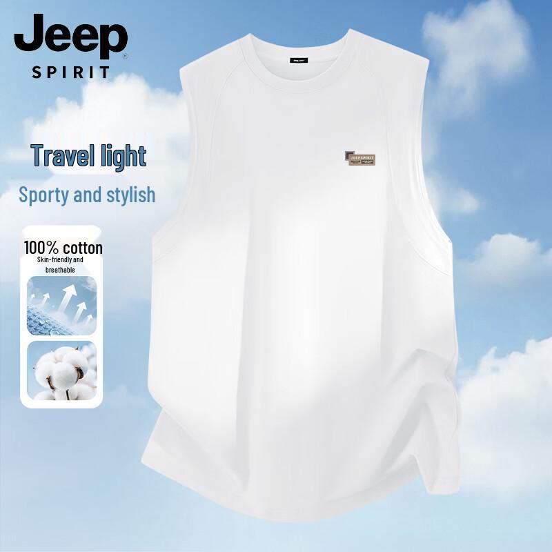 Мужская дышащая хлопковая майка JEEP SPIRIT M