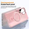 360° drehbarer magnetischer Ständer, halbtransparente, mattierte, stoßfeste Handyhülle für Samsung Galaxy S26 Ultra S25 S24 Plus