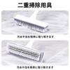 CLEANHOME 2-in-1 Deck Brush Cleaning Brush with Squeegee for Bathroom and Floor 47cm-127cm