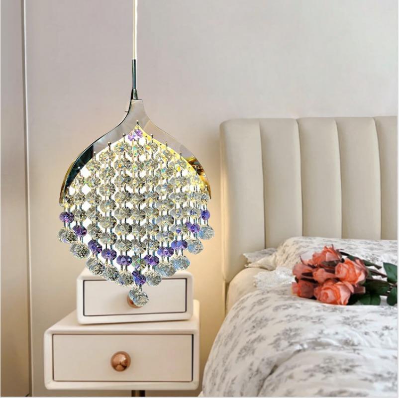 Modern Style Crystal Bedroom Bedside Chandelier