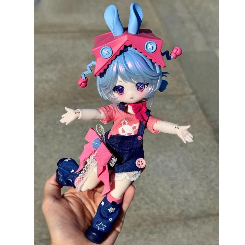 Come4Free Bunny Dream Box 1/12 Bjd Doll  Articulated Action Figure Ball Jointed Dolls Cute Collectible Toy Birthday Gif