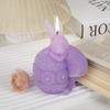 Poppy Dress Rabbit Flower Ball Silicone Mold: DIY 3D Rabbit for Epoxy, Candle, Incense, and Plaster.