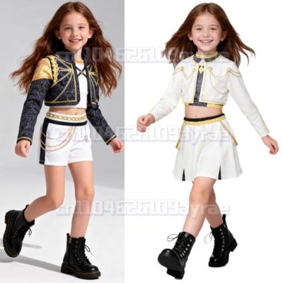 New 2026 Print Kpop Rumi Zoey Mira Halloween Party Cosplay Costume Demon Golden Stage Suit Hunter Teenagers Girls Birthday Gift