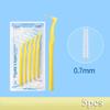 5Pcs/box Interdental Brush L Shape Interdental Cleaners Orthodontic Toothpick Teeth Whitening Tooth Pick ToothBrush Oral Hygie