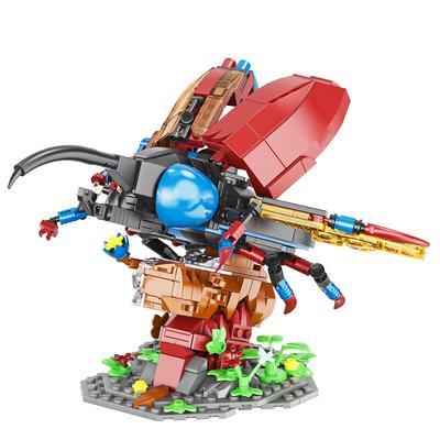 Insektensammlung Bauset Tierreihe Dschungelüberquerung Blumen Busch Käfer Bausatz Mechanischer Käfer Konstruktion