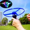 NUOBESTY Bamboo Dragonfly Propeller Light-Up Flying Toy with Rotating LED Propellers for Parks, Outdoors, and Outdoor Play, Set of 5 (Random Colors)