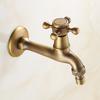 Doodii Carved Wall Mount Zinc Alloy Antique Bibcock Garden Wash Basin Faucet Decorative Outdoor Garden Mop Taps Torneira Parede