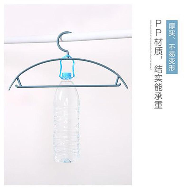 Semicircular Non-Slip Hanger Anti-Shoulder Corner Household Hanger Multi-Functional Drying Rack Plastic Clothes Support Hook Hanger