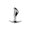 Aluminum Alloy Snake Head G-Spot Metal Butt Plug for Female Masturbation
