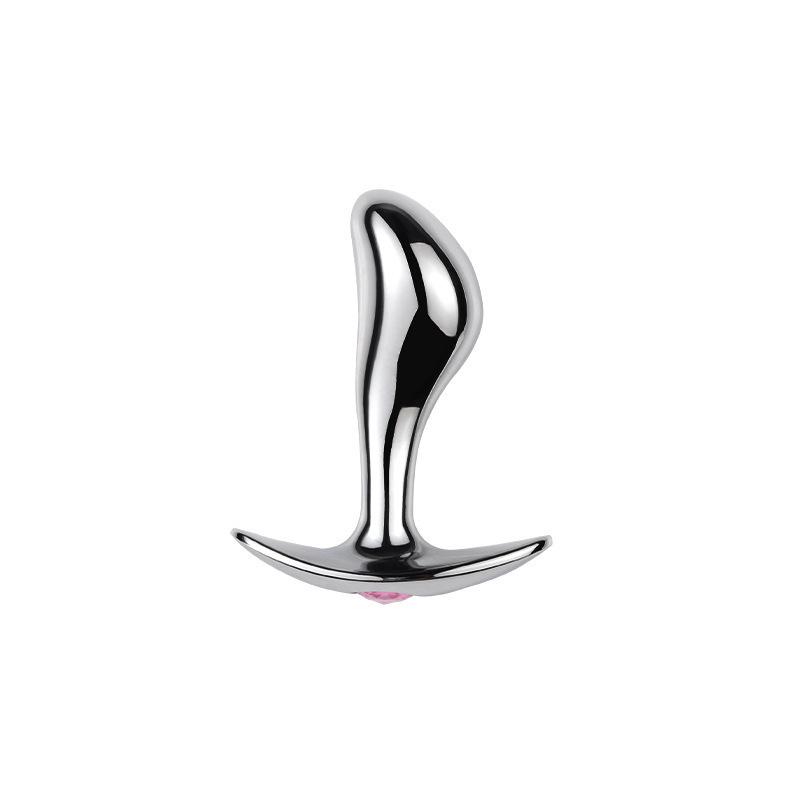 Aluminum Alloy Snake Head G-Spot Metal Butt Plug for Female Masturbation