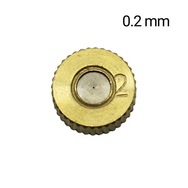 10Pcs 0.2/0.3/0.4/0.5mm Low Pressure High Quality Brass Fog Misting Nozzles Connectors Garden Water Irrigation Sprinkler Fitting