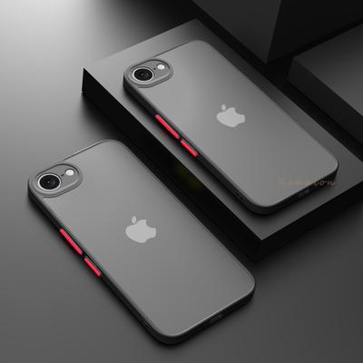 Pro iPhone 16E Pouzdro SE4 Tvrdé PC Armor Matné Luxusní Color Blocking Nárazuvzdorné Ochranné Pouzdro na Fotoaparát pro iPhone 16e Kryt