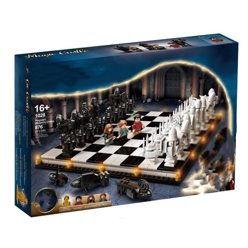 

Hogwarts Magic Chess Board Building Blocks Toy 800+ Pieces Diy Plastic Abs Material
