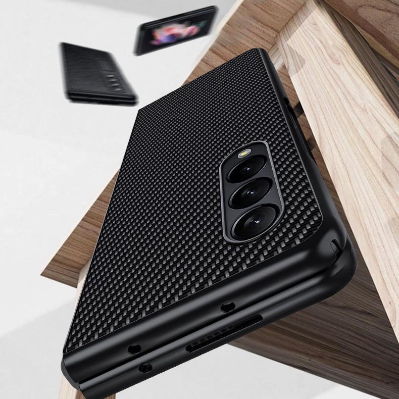 Carbon Fiber Texture Protective Case for Samsung Z Fold5/Fold7