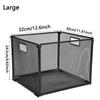 Mesh Metal Office Filing Crate Detachable Document Tray Portable File Holder Organizer  Home