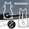 Funny Moving Tail Cat Car Sticker Window Wiper Decals Rear Windshield Sticker Reflective Car Animal Sticker Notebook Decoration