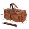 Weekender-Tasche aus Leder, Duffle-Tasche aus Leder, große Reisetasche, personalisierte Outdoor-Tasche, Reisetasche, Geschenktasche für den Bräutigam, Turnbeutel
