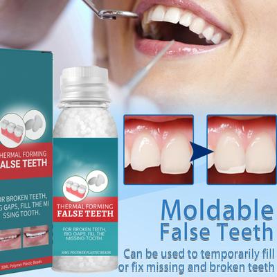 30 ml langlebige Zahnfüllungsperle zur Zahnrestaurierung, praktisches temporäres Reparaturgranulat